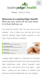 Mobile Screenshot of leadingedgehealth.com